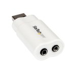 StarTech.com Carte son externe USB vers audio stéréo - Adaptateur audio stéréo