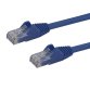 StarTech.com Câble réseau Cat6 Gigabit UTP sans crochet de 50cm - Cordon Ethernet RJ45 anti-accroc - M/M - Bleu