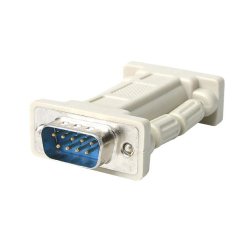 Adaptador NM9MF cambiador de género para cable DB9 Gris
