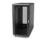 StarTech.com Armoire Rack Serveur 22U à 4 Montants, Armoire Verrouillable 19" pour Ordinateur/AV/Équipement IT, Rack Réseau pour Bureau/Domicile avec Roulettes et Rails de Montage Ajustables