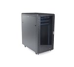StarTech.com Armoire Rack Serveur 22U à 4 Montants, Armoire Verrouillable 19" pour Ordinateur/AV/Équipement IT, Rack Réseau pour Bureau/Domicile avec Roulettes et Rails de Montage Ajustables