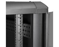 StarTech.com Armoire Rack Serveur 22U à 4 Montants, Armoire Verrouillable 19" pour Ordinateur/AV/Équipement IT, Rack Réseau pour Bureau/Domicile avec Roulettes et Rails de Montage Ajustables