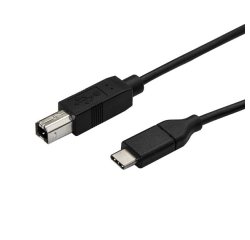 StarTech.com 3m USB-B naar USB-C Kabel, USB 2.0, Type C naar USB-B Data Transfer Kabel