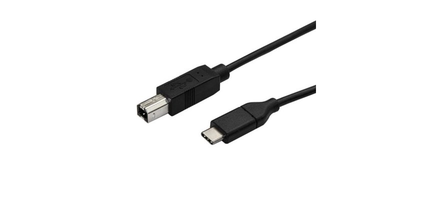StarTech.com Câble USB-B vers USB-C de 3m, Câble de Transfert de Données, USB 2.0, USB-C