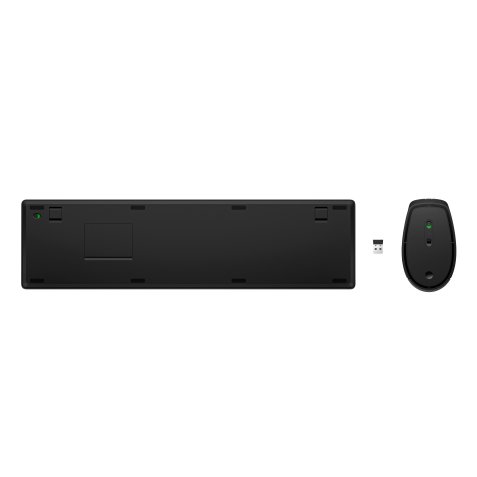 HP 650 WRLS KB/MSE COMBO BLK clavier Souris incluse Maison RF sans fil Noir