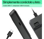 HP Teclado con cable 400 retroiluminado