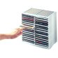 Tour rangement fellowes spring ressorts rangement vertical 30 cd 18 cd supplémentaires total 48 cd noir