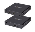 StarTech.com Extendeur HDMI 4K sur Câble CAT5/CAT6 - Prolongateur Vidéo 4K 60Hz HDR jusqu'à 70m - Extender HDMI 4K, Câblage HDMI sur Ethernet - Sortie Audio S/PDIF - Kit Émetteur-Récepteur HDMI