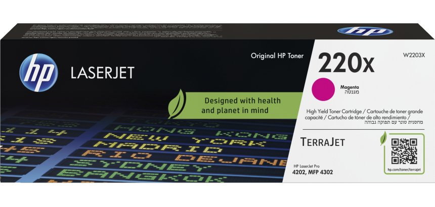 HP Cartuccia toner originale magenta LaserJet 220X