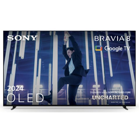 Sony BRAVIA 8 OLED 65 Pollici 4K HDR Google Smart TV (2024) | Gaming Menu for PlayStation 5, IMAX Enhanced, Dolby Vision Atmos, Chromecast, AirPlay, 120Hz 65XR83