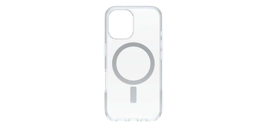 OtterBox Symmetry Series Clear para MagSafe para Apple iPhone 16, Transparente