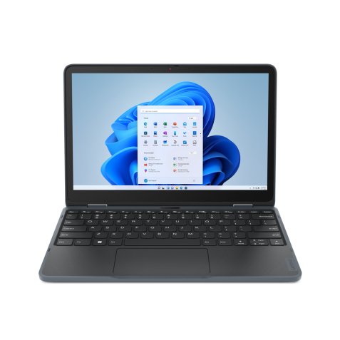 Lenovo 300w Yoga Gen 4 Intel® N N100 Hybride (2-en-1) 29,5 cm (11.6") Écran tactile HD 4 Go LPDDR5-SDRAM 128 Go SSD Wi-Fi 6 (802.11ax) Windows 11 Pro Academic Français Gris