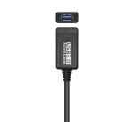 AISENS Cable USB 3.0 Prolongador Con Amplificador, Tipo A/M-A/H, Negro, 5.0m