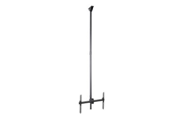 Soporte de Techo para TV - Soporte Universal de Cielo Raso para TV con Mástil Telescópico Largo Ajustable - Soporte VESA para Pantallas de 32" a 75" - Giro e Inclinación