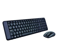 Logitech Wireless Combo MK220 Teclado Español + Ratón USB Negro