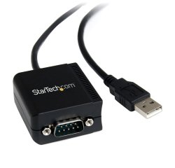 StarTech.com 8.3ft (2.5m) 1-Port FTDI USB to Serial RS232 Adapter Cable with Optical Isolation, USB to RS232 Adapter - TAA