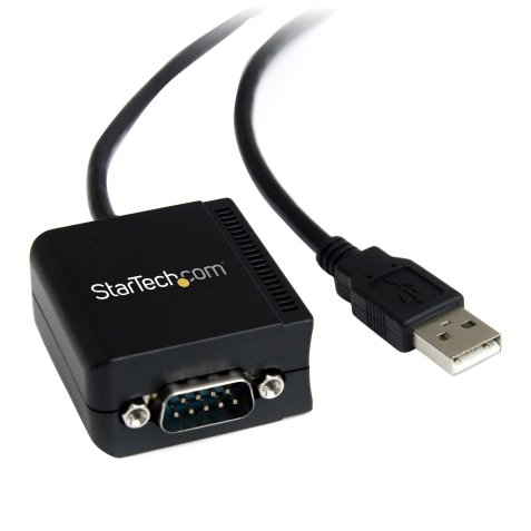 StarTech.com Cable Adaptador 2,5m USB a 1 Puerto Serie Serial RS232 DB9 FTDI Aislamiento Óptico