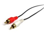 Cable Adaptador de Mini-Jack a RCA 91cm - Jack 3,5mm Macho - 2xRCA Macho - Negro