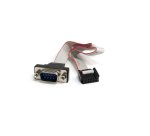 StarTech.com 40cm 9-pins Serieel Mannelijk naar 10-pins Moederbord Inbouwpaneel Kabel