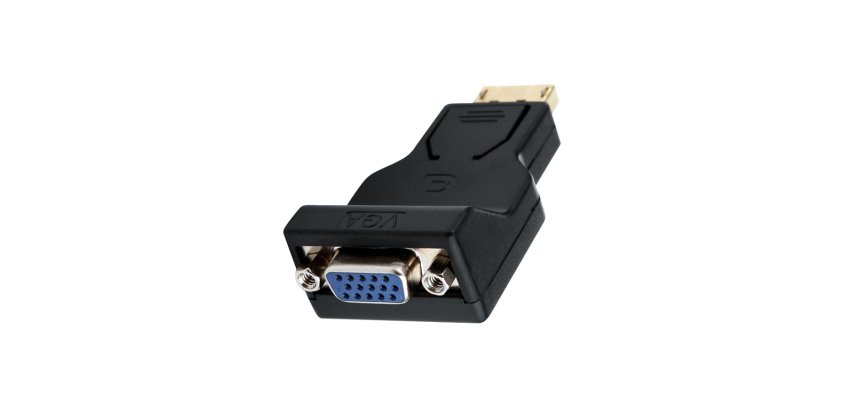 i-tec DP2VGAADA adattatore per inversione del genere dei cavi DisplayPort VGA Nero