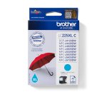 Brother LC225C XL Cartucho original cian alta capacidad (1200 páginas)