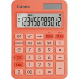 Calculatrice bureau mini 12 chiffres colorée dimensions 147 x 106 x 26mm LS-125KB Orange