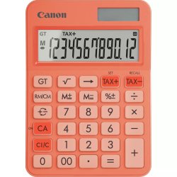 Calculatrice bureau mini 12 chiffres colorée dimensions 147 x 106 x 26mm LS-125KB Orange