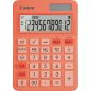 Calculatrice bureau mini 12 chiffres colorée dimensions 147 x 106 x 26mm LS-125KB Orange