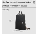 HP Sac forme sac à dos pour ordinateur portable convertible 14 pouces