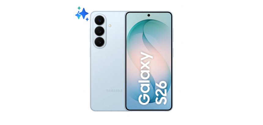 Samsung Galaxy S26 16 cm (6.3") Double SIM Android 16.0 5G USB Type-C 12 Go 256 Go 4300 mAh Bleu
