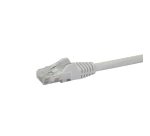 StarTech.com 30m CAT6 Ethernetkabel - 10 Gigabit 250MHz 100W PoE LAN Internetkabel - Snagless RJ45 10GbE UTP Netwerk Patchkabel met Trekontlasting - Wit - Individueel getest - TIA/UL