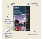 Epson Papier photo A4 mat 167 g/m2, 50 feuilles
