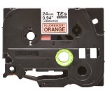 Brother TZE-B51 ruban d'étiquette Noir sur fond orange fluorescent