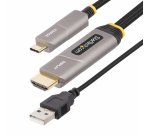StarTech.com 50ft (15.2m) USB-C to HDMI 2.0 Active Optical Cable (AOC), 4K 60Hz, CL3 Rated, Unidirectional USB Type-C to HDMI Adapter Cable