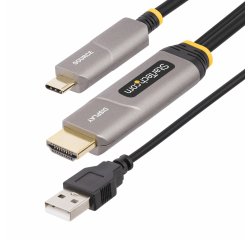 StarTech.com 15,2m USB-C naar HDMI 2.0 Actieve Optische Kabel (AOC), OM3 Multi-mode, 4K 60Hz, CL3 Rated, HDR10, HDCP1.4/2.2, Unidirectionele USB Type-C naar HDMI Adapterkabel