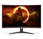AOC G2 C32G2ZE/BK écran plat de PC 80 cm (31.5") 1920 x 1080 pixels Full HD LED Noir, Rouge