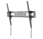 StarTech.com Support Mural TV pour Écran VESA 60-100 pouces (75kg) - Support Mural TV Universel Inclinable et Robuste - Support de Montage Ajustable pour Grands Écrans Plats - Profil Bas