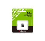 Kingston Technology 64GB micSDXC Canvas Select Plus Gen3 100R A1 (Adaptateur SD non inclus)