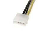 StarTech.com Câble adaptateur d'alimentation LP4 vers carte vidéo Express PCI 8 broches de 15 cm