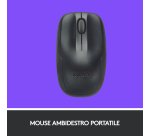 Logitech MK220 Combo Tastiera e Mouse Wireless Compatti per Windows, 2,4 GHz Wireless con Ricevitore USB Unifying, Durata Batteria di 24 Mesi, Compatibile con PC, Laptop