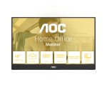 AOC 16T20E2 téléviseur et moniteur portables Moniteur portable Noir 39,6 cm (15.6") LED 1920 x 1080 pixels