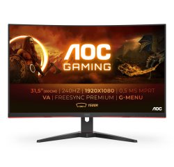 AOC G2 C32G2ZE/BK computer monitor 80 cm (31.5") 1920 x 1080 pixels Full HD LED Black, Red