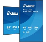 iiyama LH6566UHSB-B1AG Écran d'affichage dynamique Écran plat de signalisation numérique 165,1 cm (65") LCD Wifi 800 cd/m² 4K Ultra HD Noir Intégré dans le processeur Android 24/7