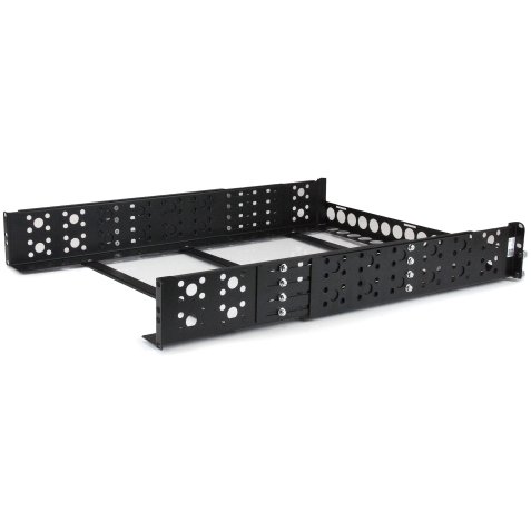 StarTech.com Rails pour Rack Serveur Universels 2U - Rails de Montage Serveur en Rack 19 pouces - Rails de Rack Ajustable pour Baie Informatique/ Rack d'Équipement/Rack Serveur