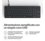 HP EliteBoard G1a Next Gen AI Copilot+ PC AMD Ryzen AI 5 PRO PRO 340 16 GB DDR5-SDRAM 512 GB SSD Windows 11 Pro AI PC Nero