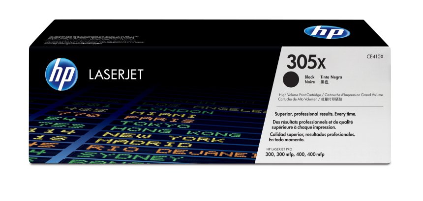 HP 305X - High Yield - black - original - LaserJet - toner cartridge (CE410X)