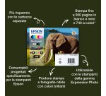 Epson Elephant Multipack 6 colori Claria Photo HD Elefante 24XL
