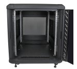 StarTech.com Armoire Rack Serveur 12U à 4 Montants, Armoire Verrouillable 19" pour Ordinateur/AV/Équipement IT, Rack Réseau pour Bureau/Domicile avec Roulettes et Rails de Montage Ajustables