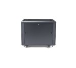 StarTech.com Armoire Rack Serveur 12U à 4 Montants, Armoire Verrouillable 19" pour Ordinateur/AV/Équipement IT, Rack Réseau pour Bureau/Domicile avec Roulettes et Rails de Montage Ajustables