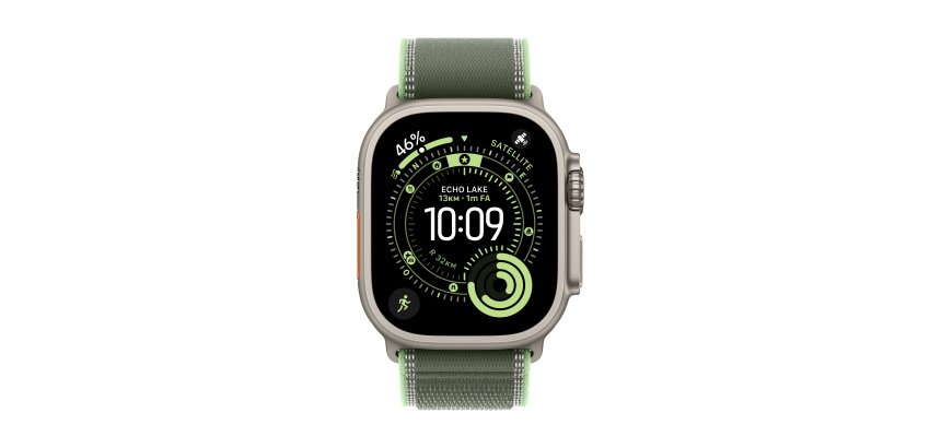 Apple MFT44ZM/A slimme draagbare accessoire Band Groen Titanium, Polyester, Spandex, Nylon